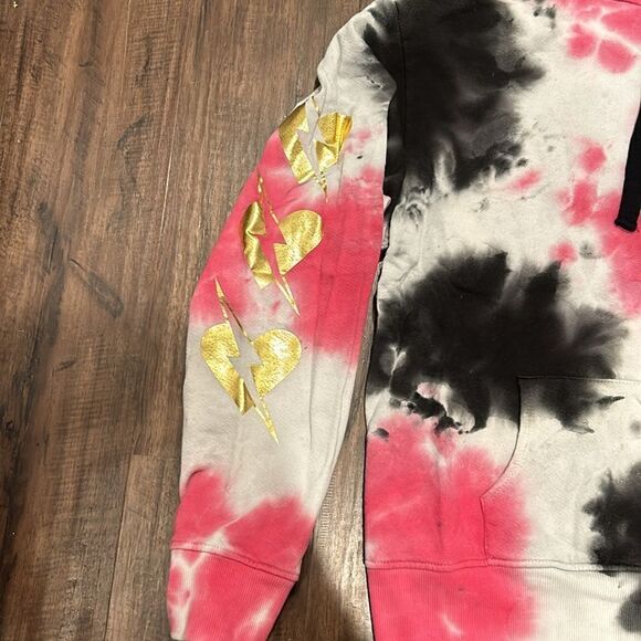 CHRLDR Tie Dye Hoodie Sweatshirt, Size Large - Picture 3 of 5